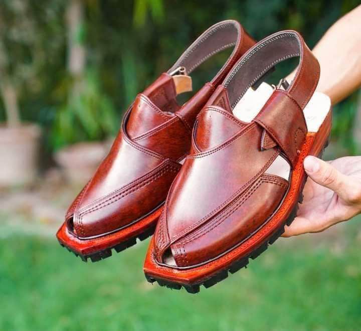 REDISH BROWN PESHAWRI CHAPPAL